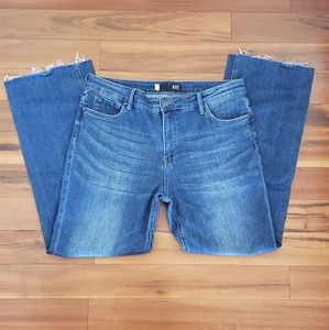 KUT from the Kloth Kelsey High Rise AB Ankle Flare Jeans